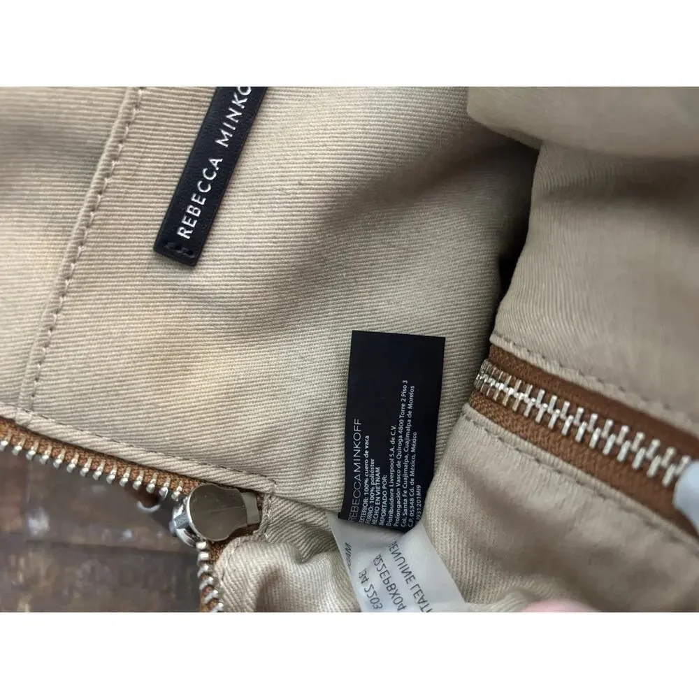 Rebecca Minkoff bag crossbody purse leather tan Brown